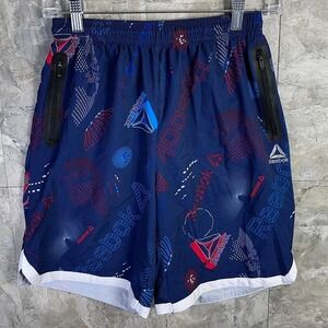 Reebok‎ blue and white shorts Kids Size 18